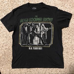 Alice Cooper Vinyl Style 71 Tour Tee